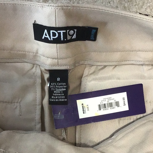 APT. 9 DRESS CAPRIS *NEVER WORN* - Picture 2 of 4
